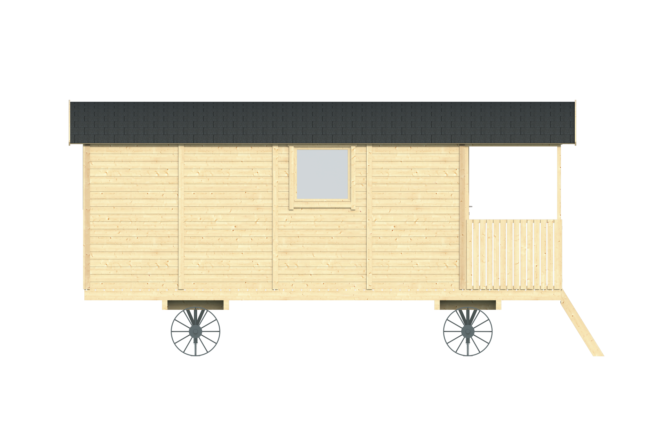Zirkuswagen Johnny ISO / Pipowagen / Bauwagen / Campinghaus
