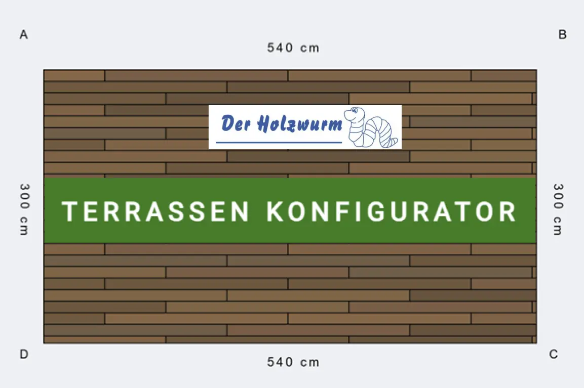 Kostenloser Konfigurator für Terrassen