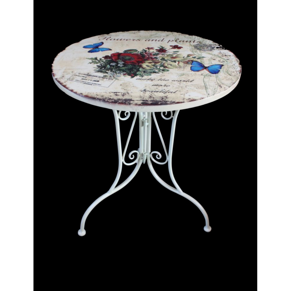 Bistro-Set, Floral 3-tlg.