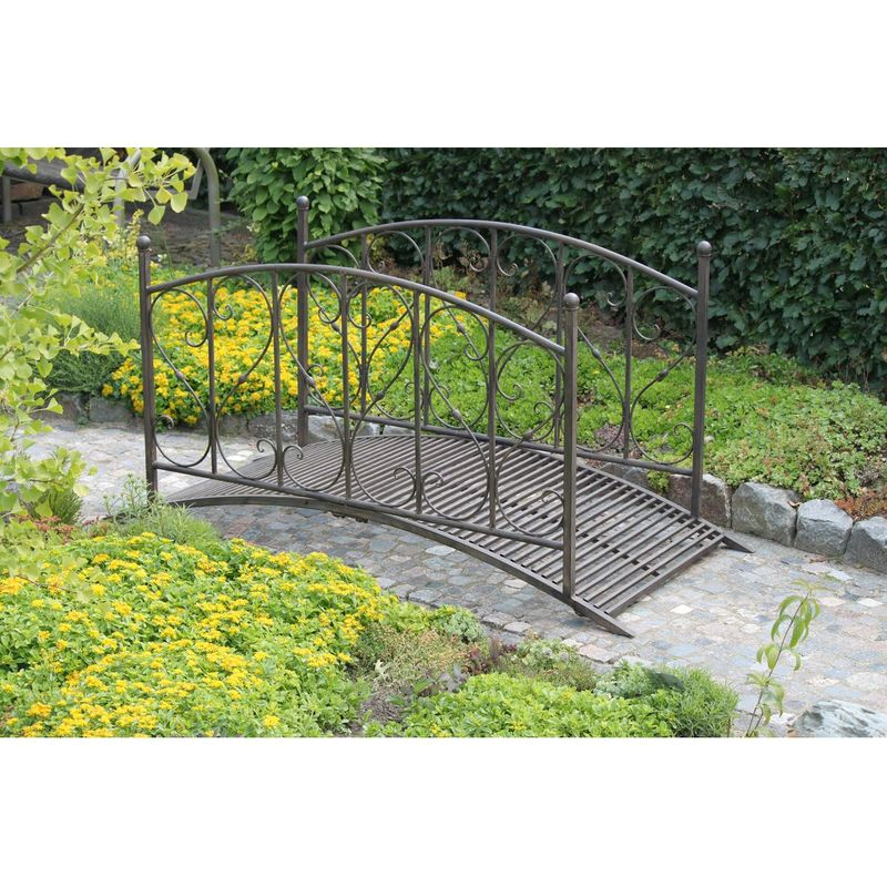 Gartenbrücke Dukono, mit Geländer