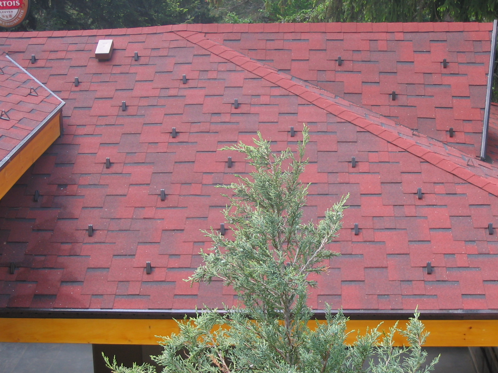 3 m² Bitumendachschindeln Gothik rot