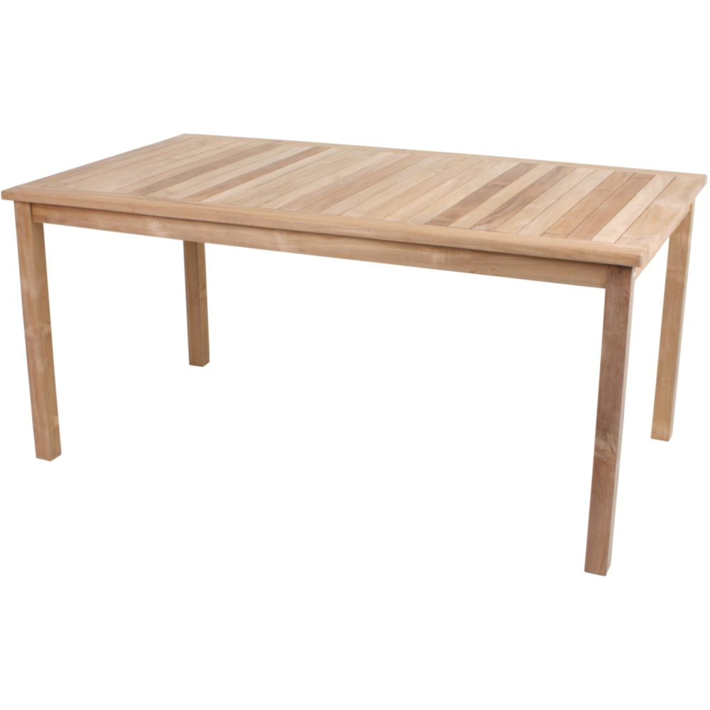 Tisch Solo, rechteckig, Teak