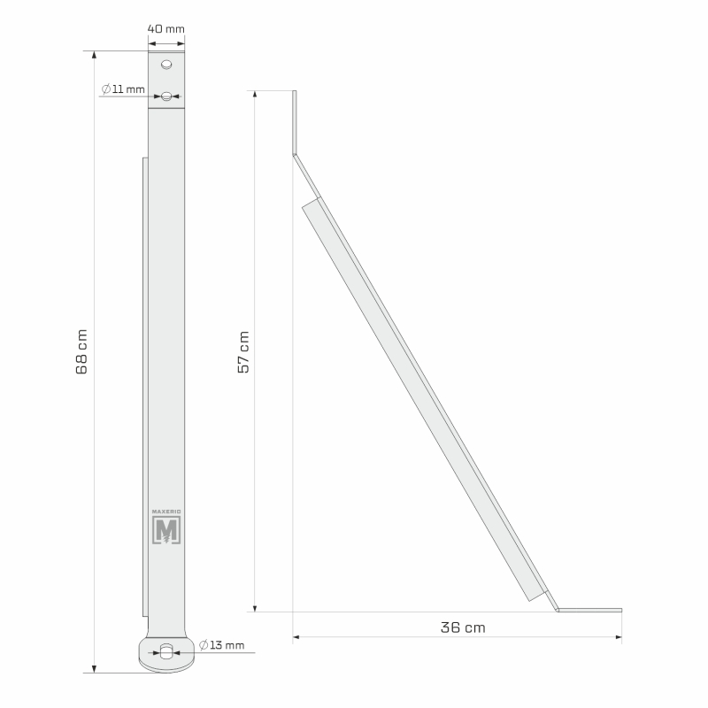 6er-Set Sturmanker-Schraubfundament MAXERIO®