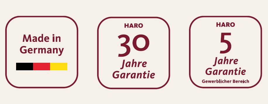 Haro Parkett Garantie