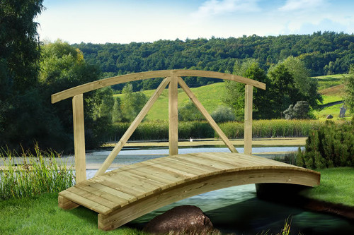 Holzbrücken für den Garten