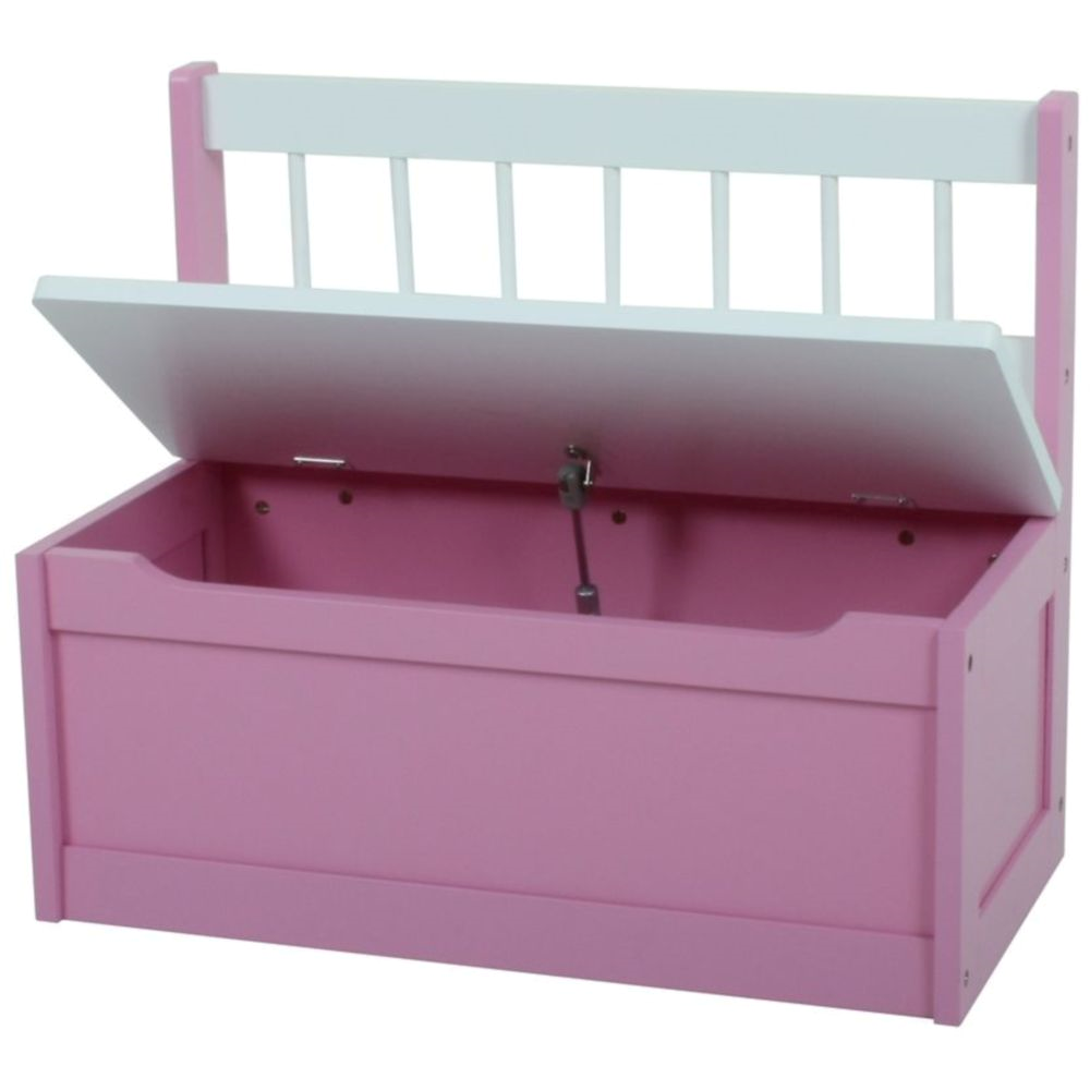 Kinder-Truhenbank, Pink, 2er Set