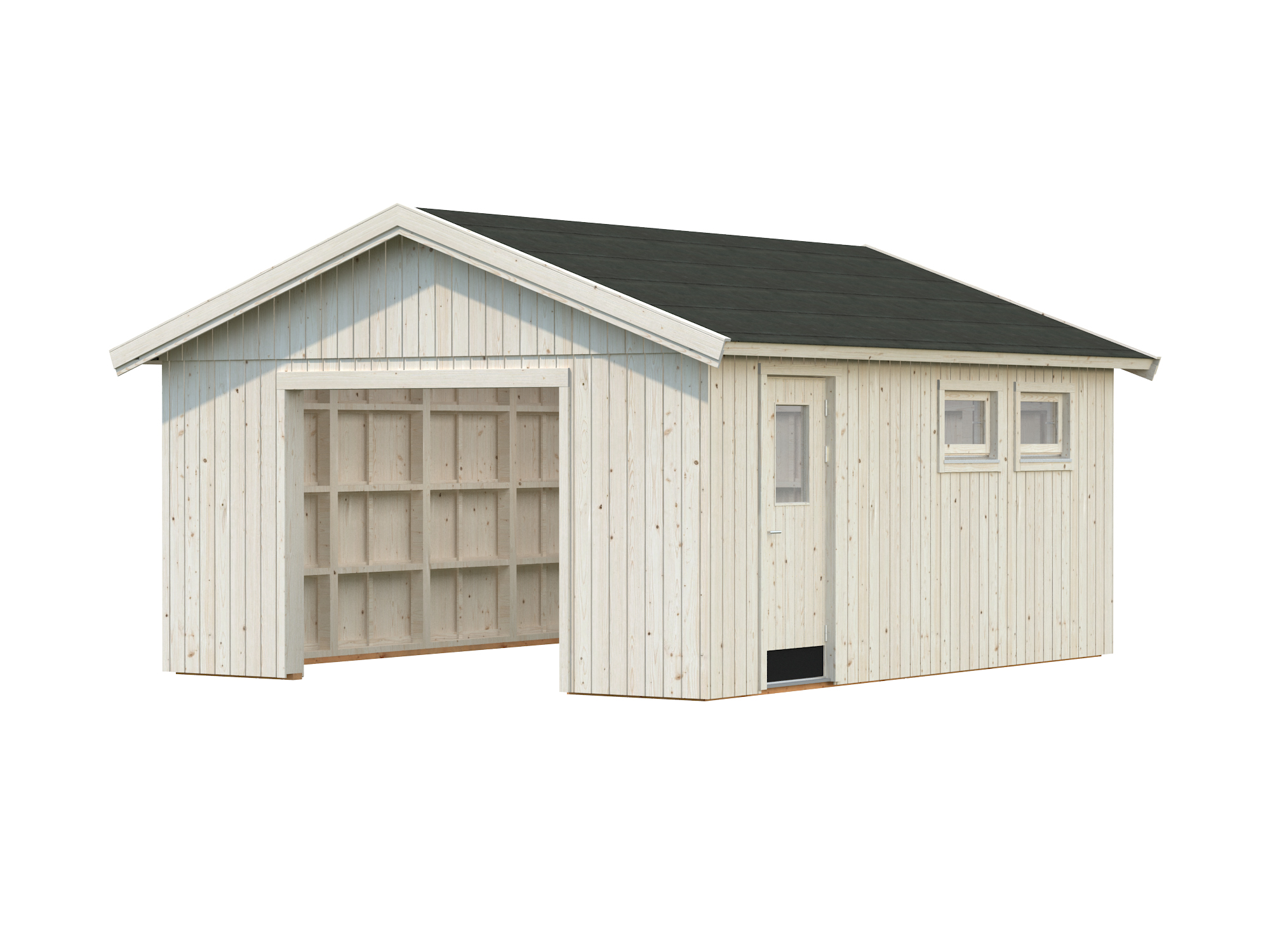Holzgarage Andre 1 ISO / 21,5 m²